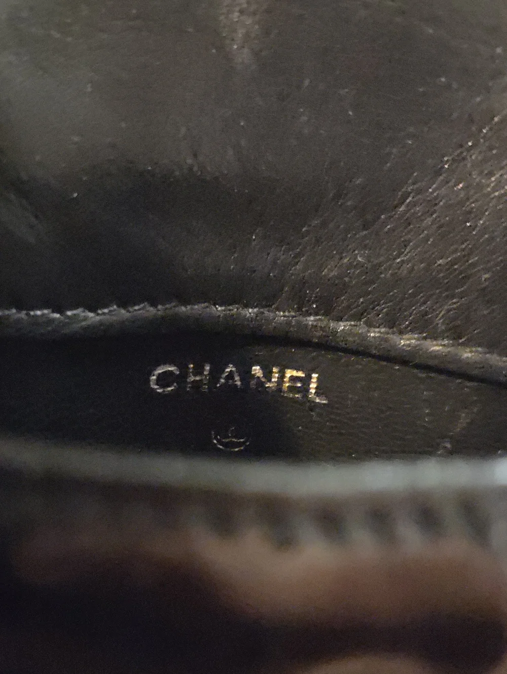Chanel Vintage Patent Leather CC Phone Holder Crossbody